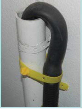Figure 15. Washing machine drain hose.