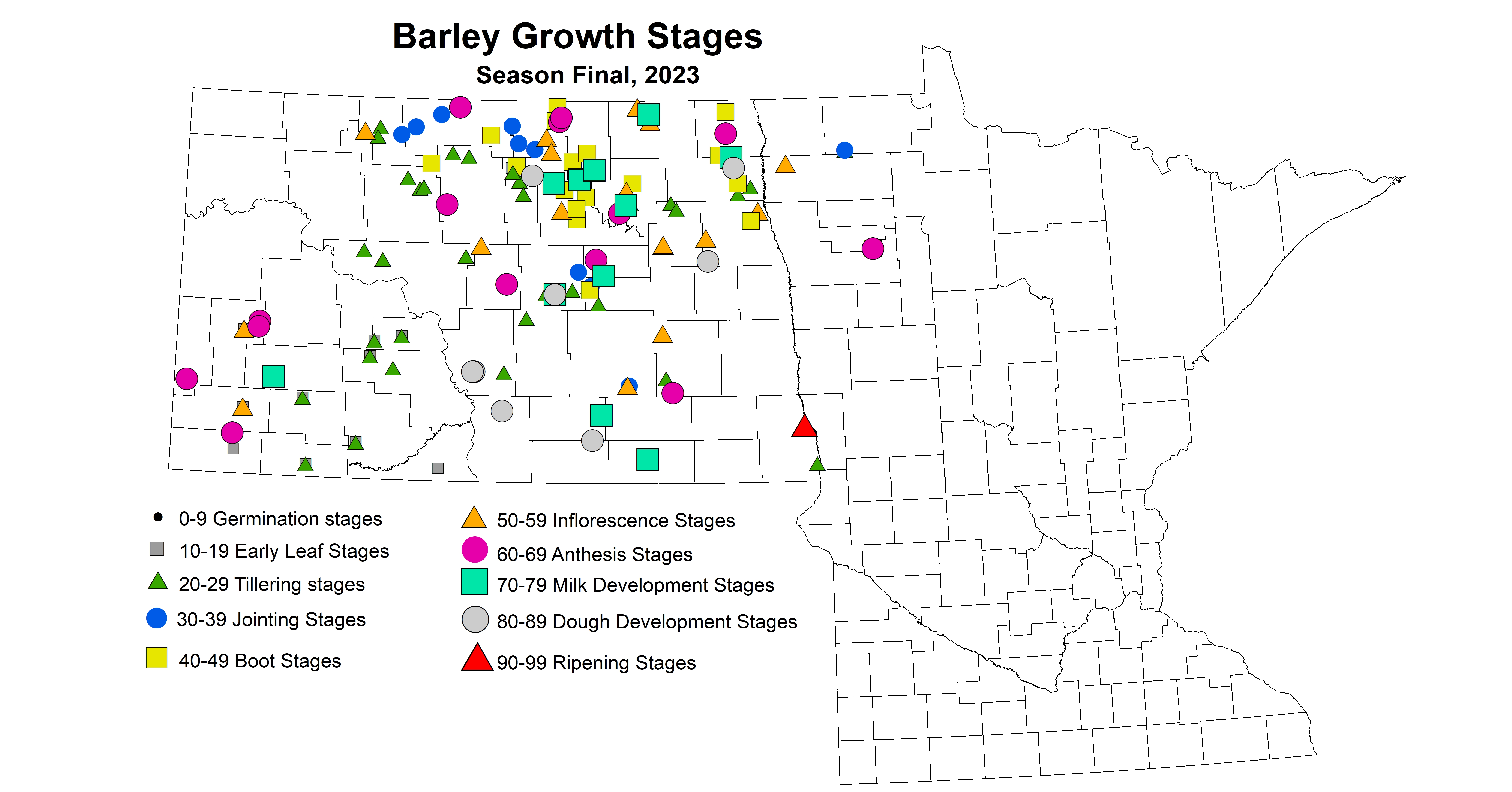 barley growth stages season final 2023