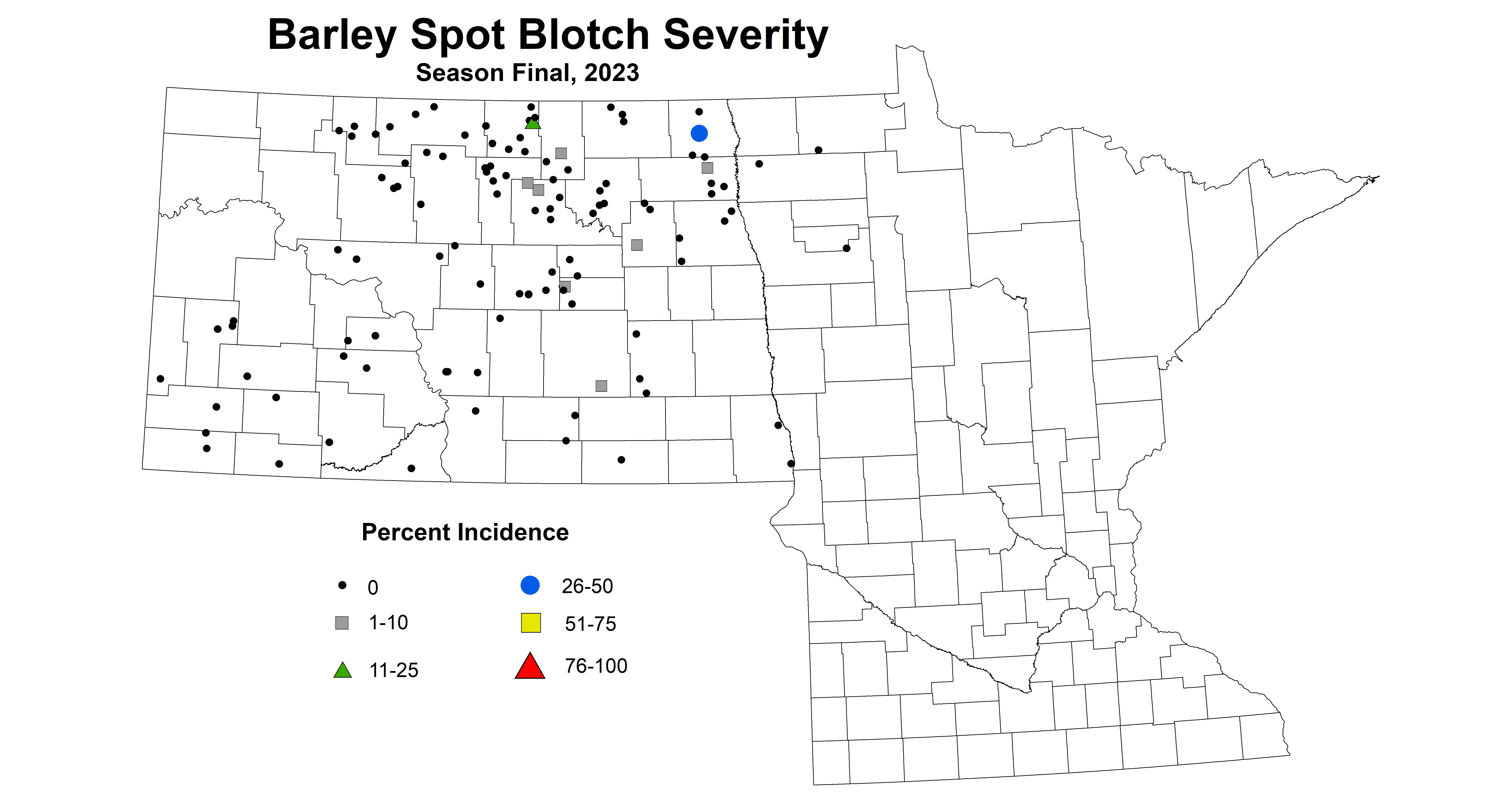 barley spot blotch severity season final 2023