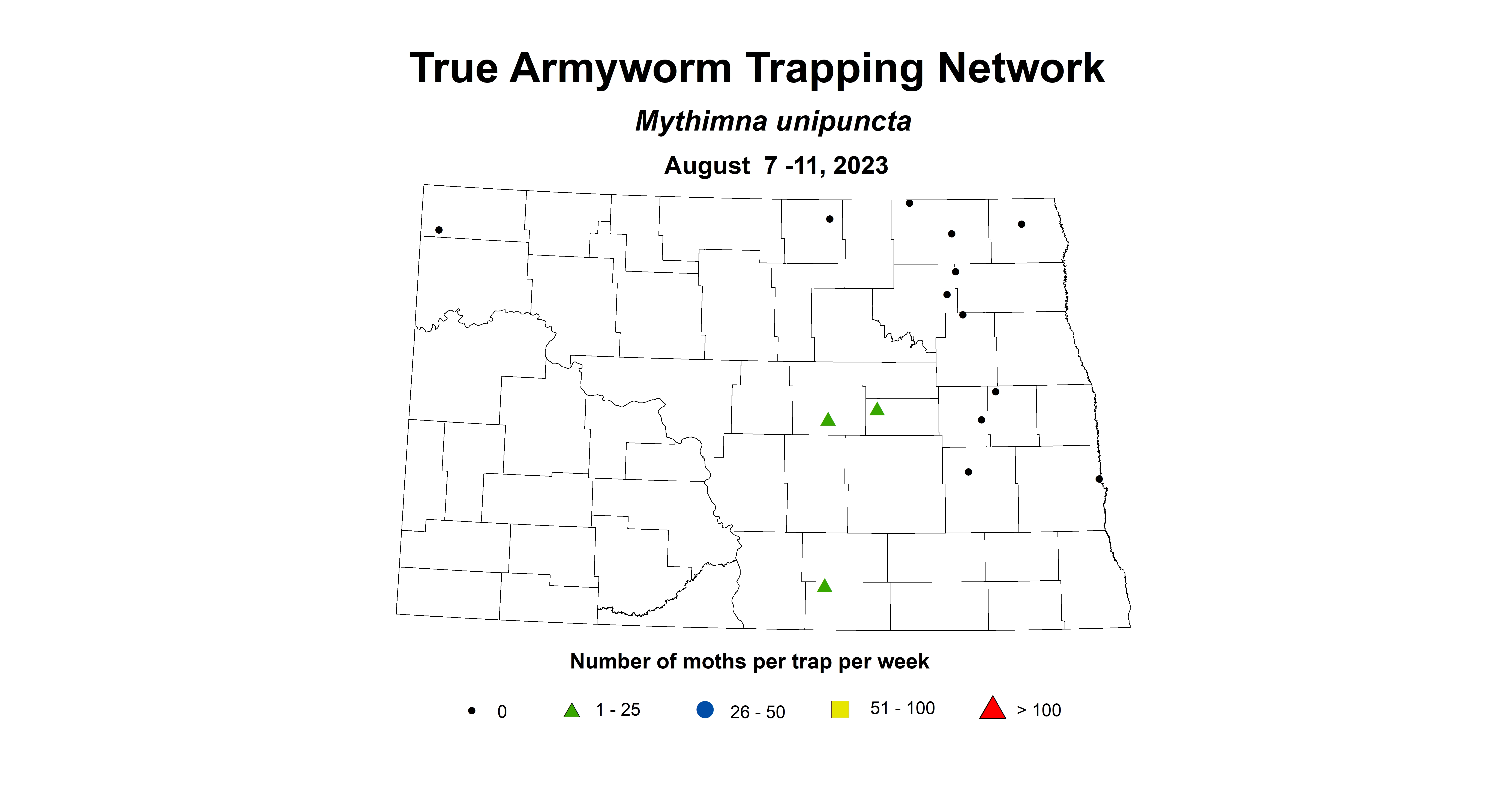 true armyworm wheat insecttrap 8.7-8.11 2023