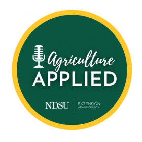 Logo for the Agriculture Applied Podcast