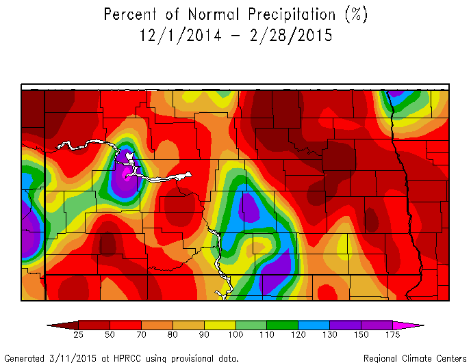 Percent of Normal Precipitation