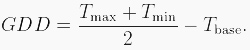 GDD Equation