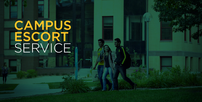 Campus Escort Service is provided by the University Police and Safety Office, click for more information