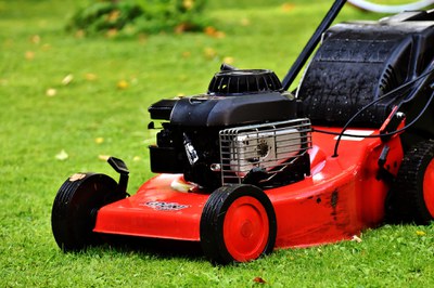 Red Push Lawn Mower