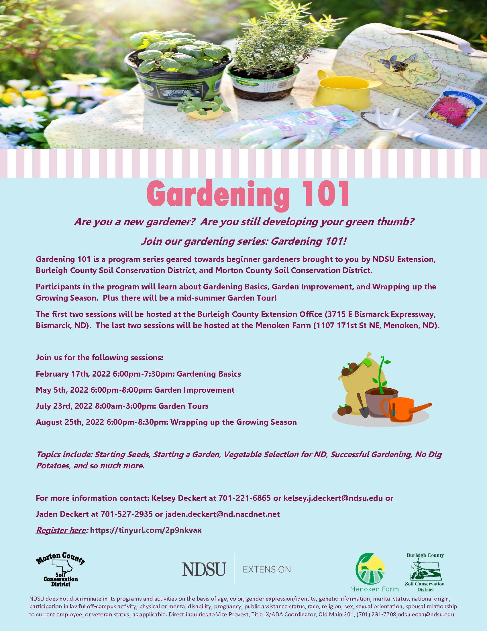 Gardening 101 Poster
