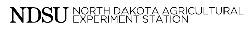 Logo for North Dakota Agricultural Experiment Station - 2 lines