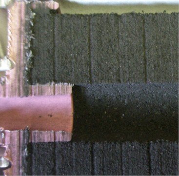 close up of an activated carbon filter