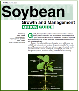 Soybean Growth and Managment Quick Guide Cover Graphic
