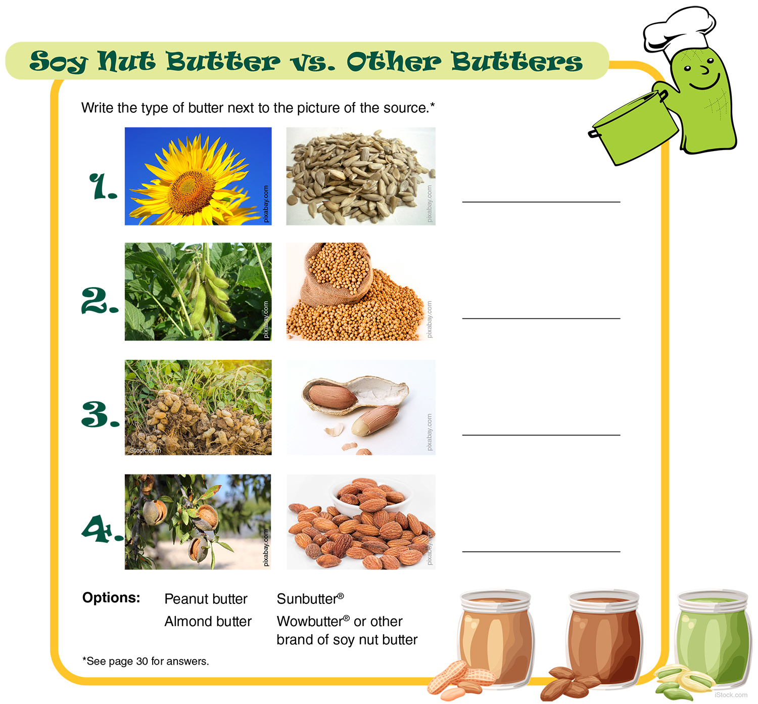 Soy Nut Butter vs. Other Butters