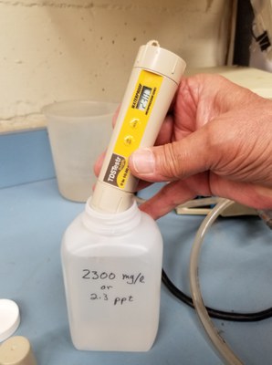 Making Table Salt (NaCl) Calibration Mixtures to Check EC and/or TDS Meters