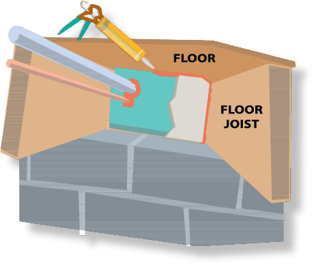 Rim joist insulation