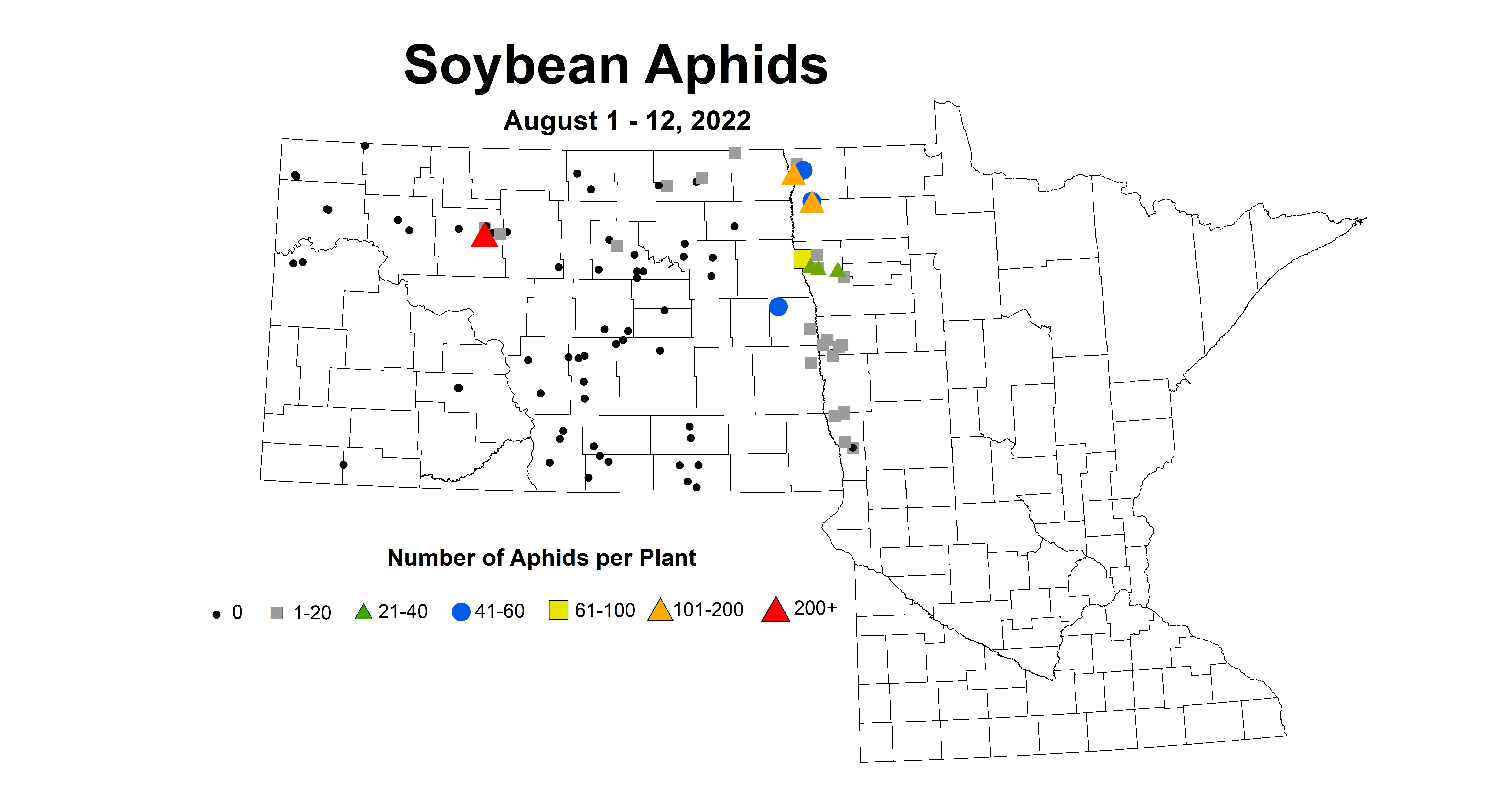 soybean aphids average number 2022 8.1-8.12
