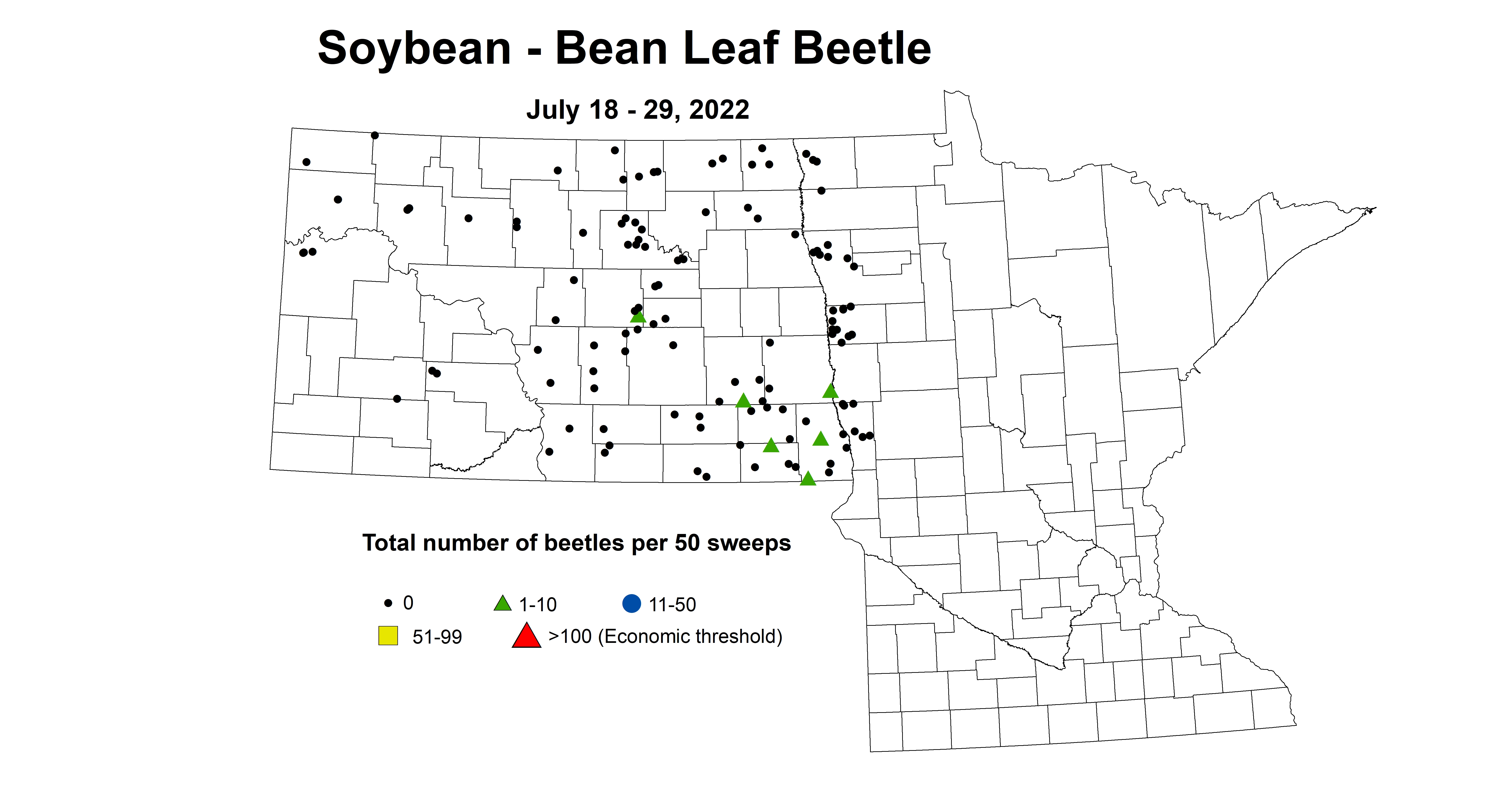 soybean total number of bean leaf beetls per 50 sweeps 2022 7.18-7.29.jpg