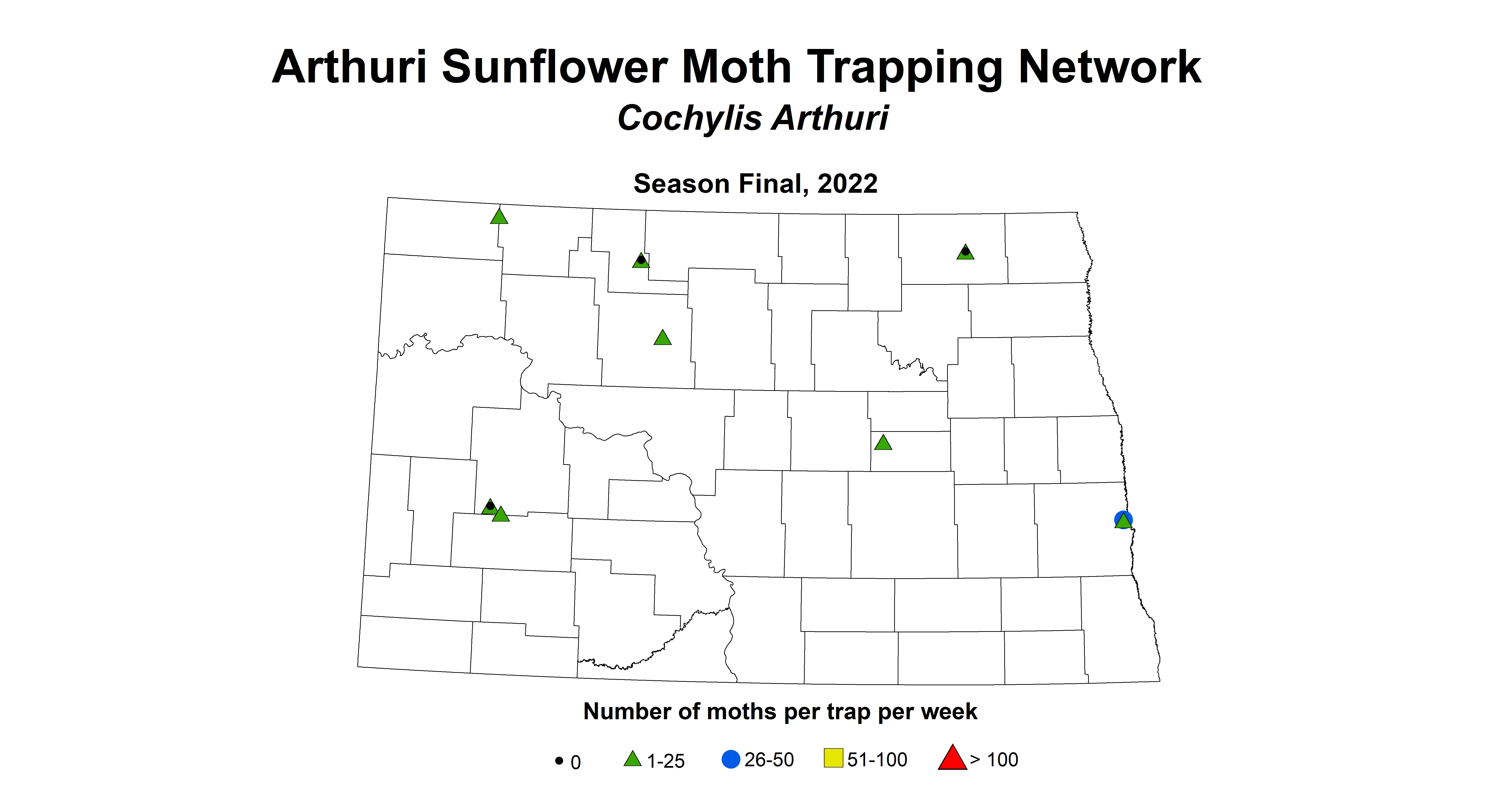 sunflower insecttrap arthuri sunflower moth 2022 season final