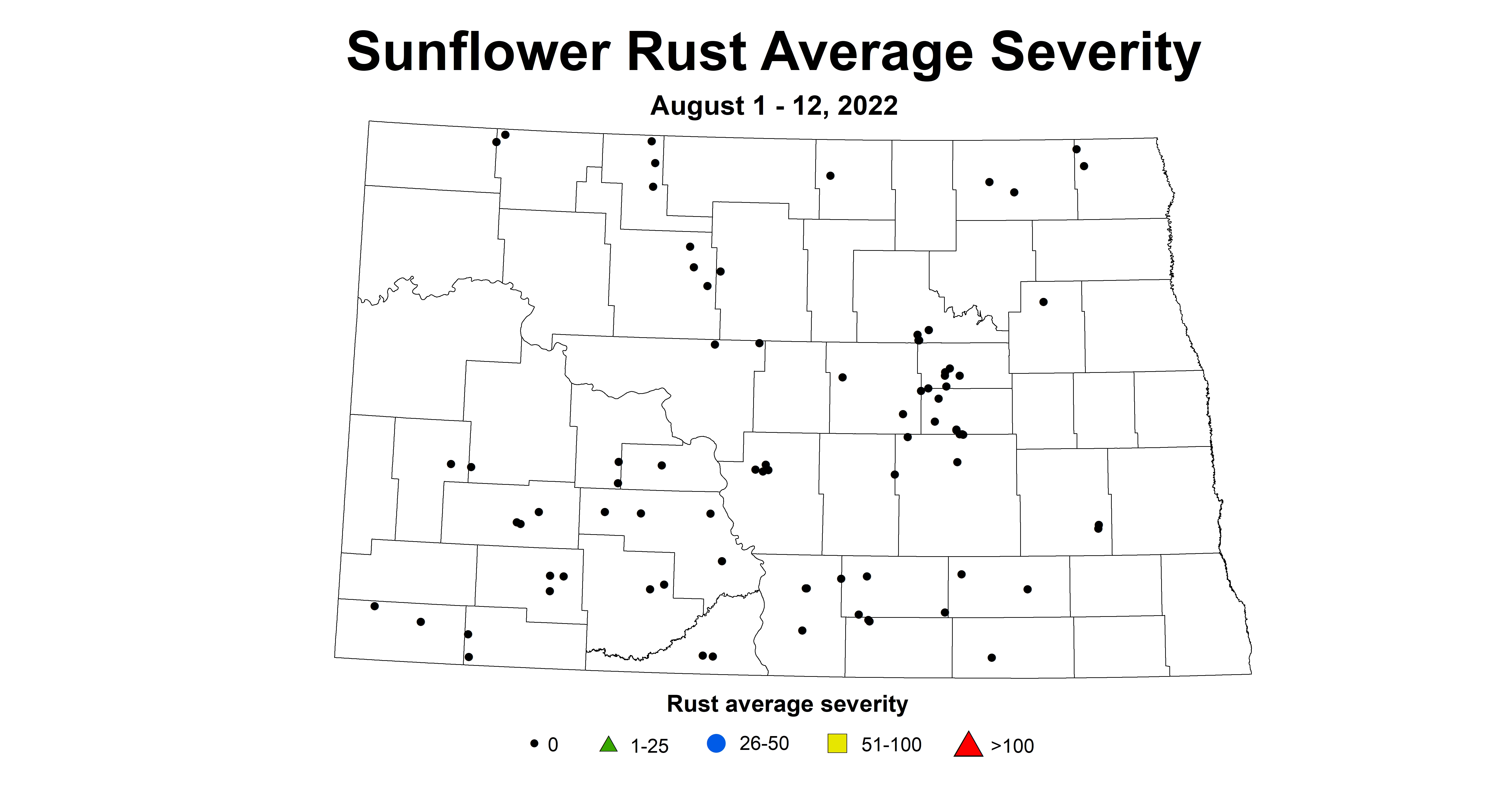 sunflower rust severity 2022 8.1-8.12