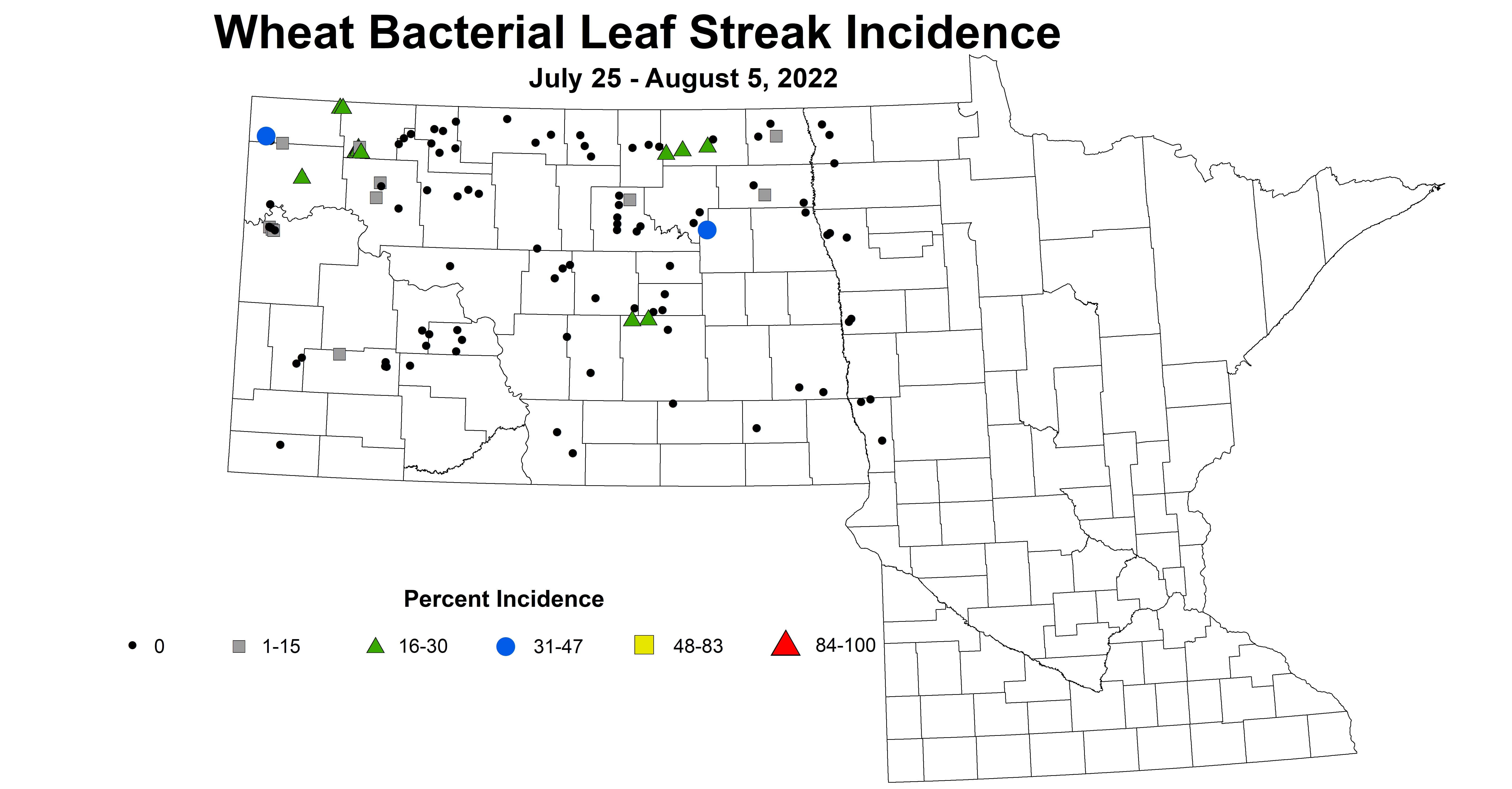 wheat bacterial leaf streak incidence 2022 7.25-8.5