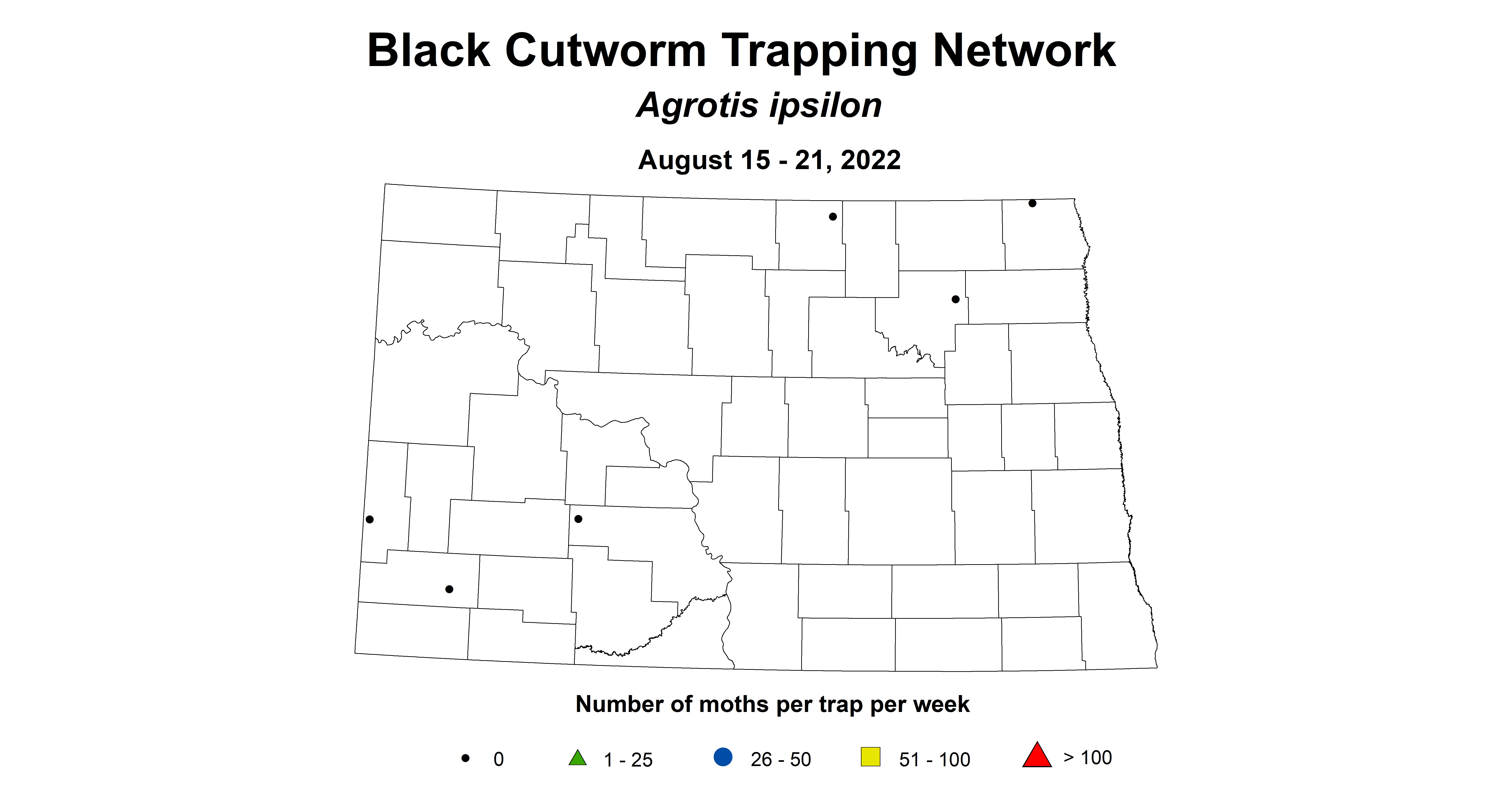 wheat insecttrap black cutworm 2022 8.15-8.21