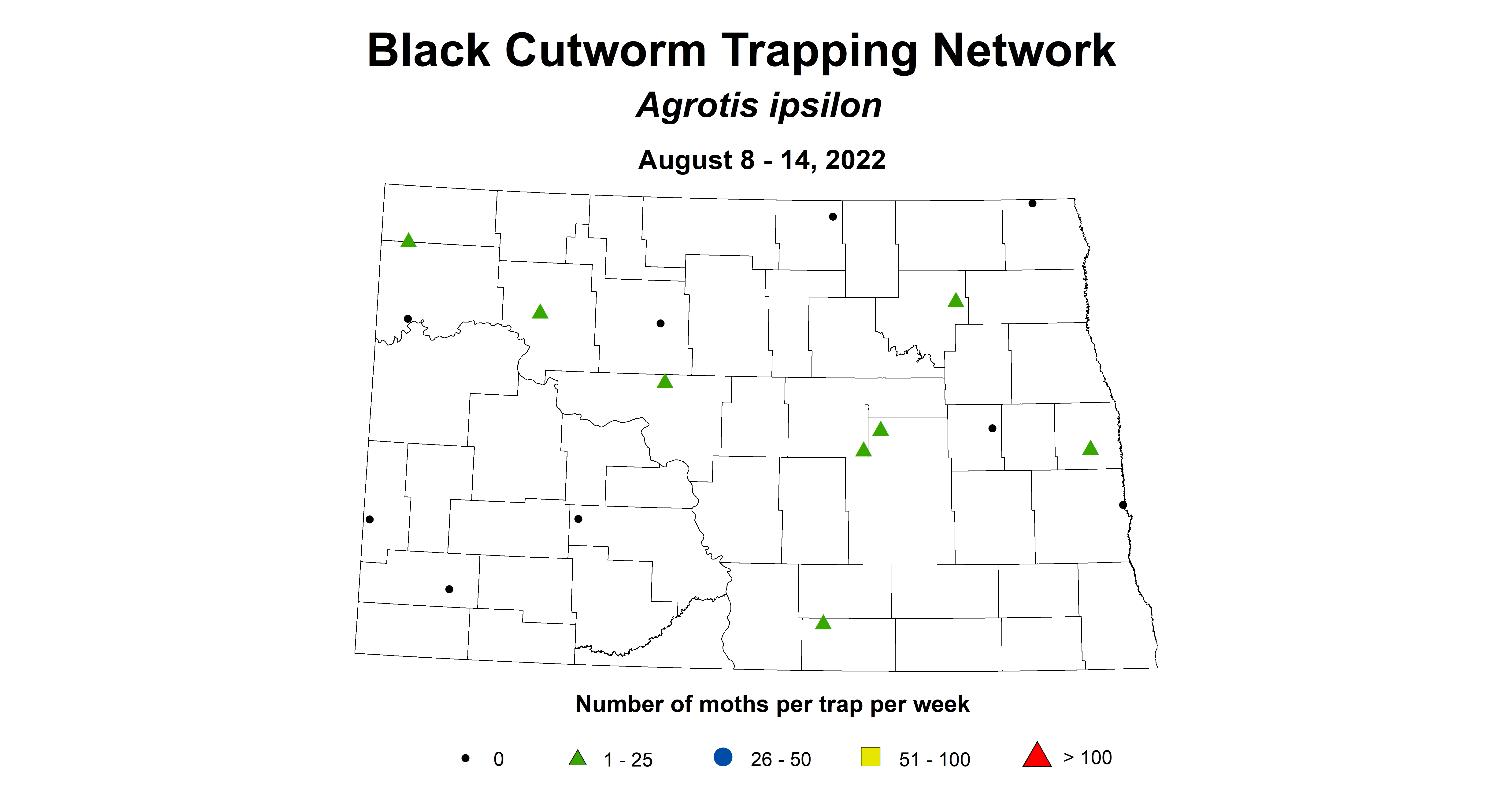 wheat insecttrap black cutworm 2022 8.8-8.14