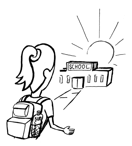 Wear sunscreen to protect your skin