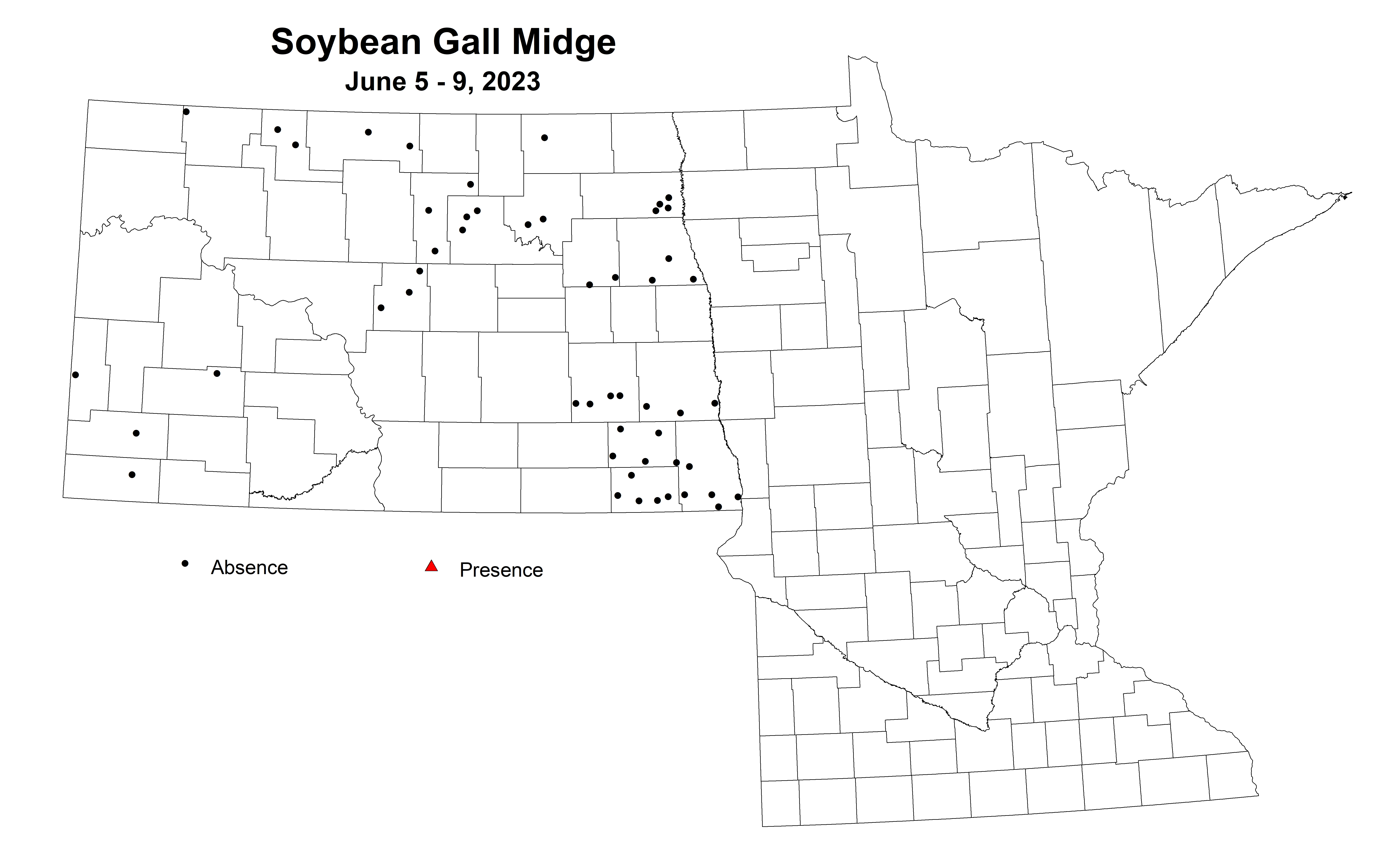 soybean gall midge June 5-9 2023