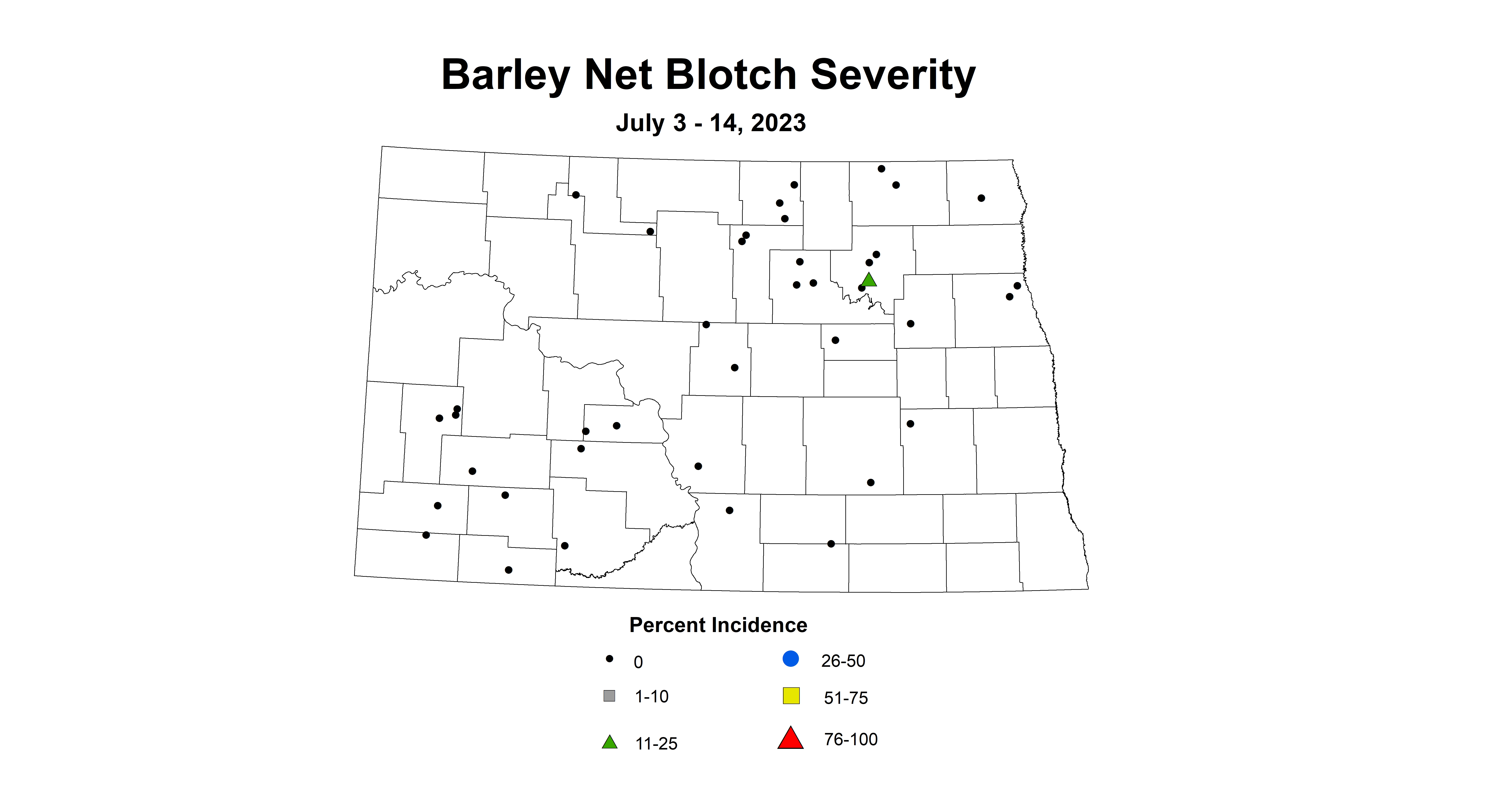 barley net blotch severity July 3-14 2023