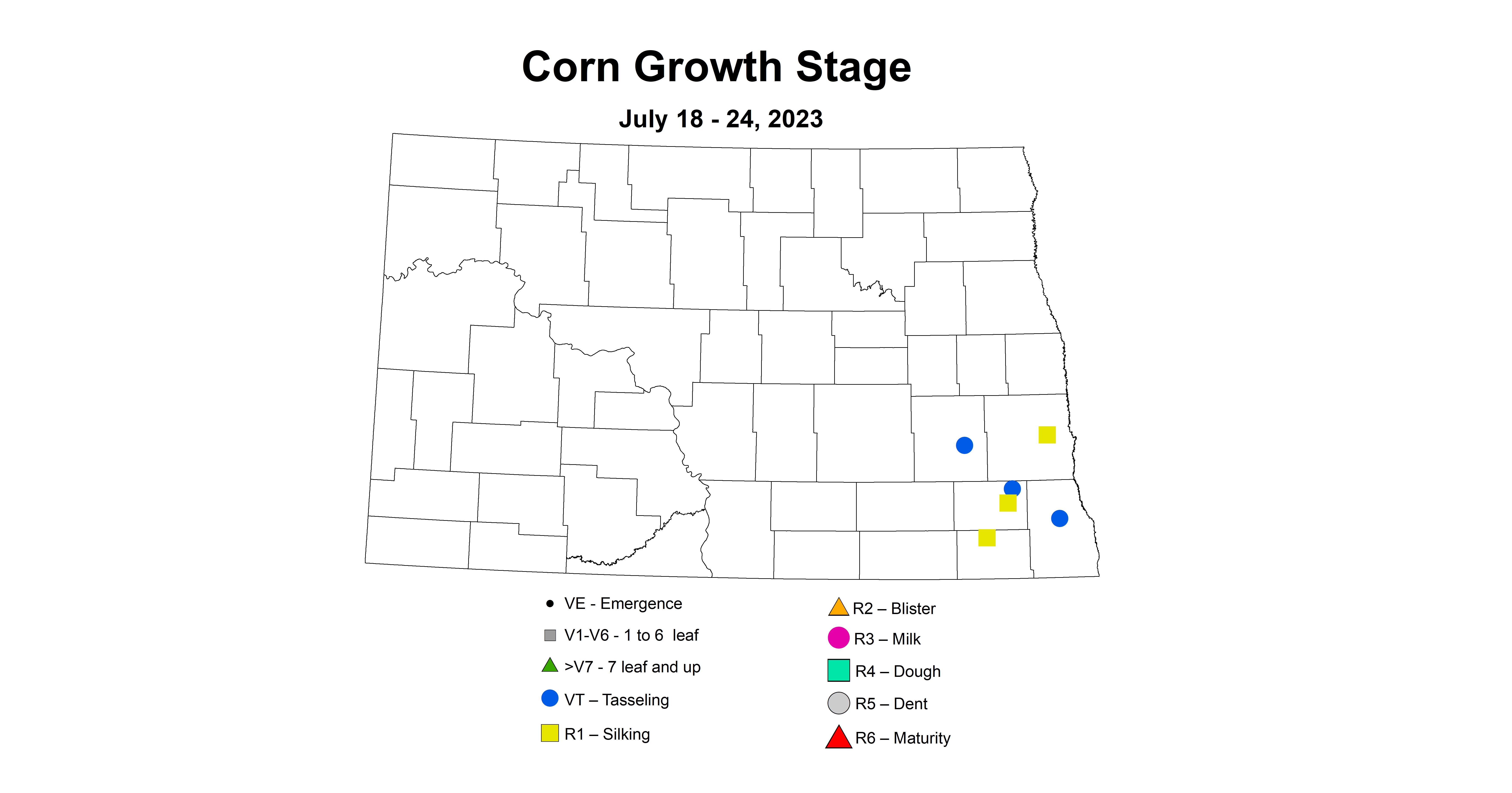 corn growth stages 7.18-7.24 2023