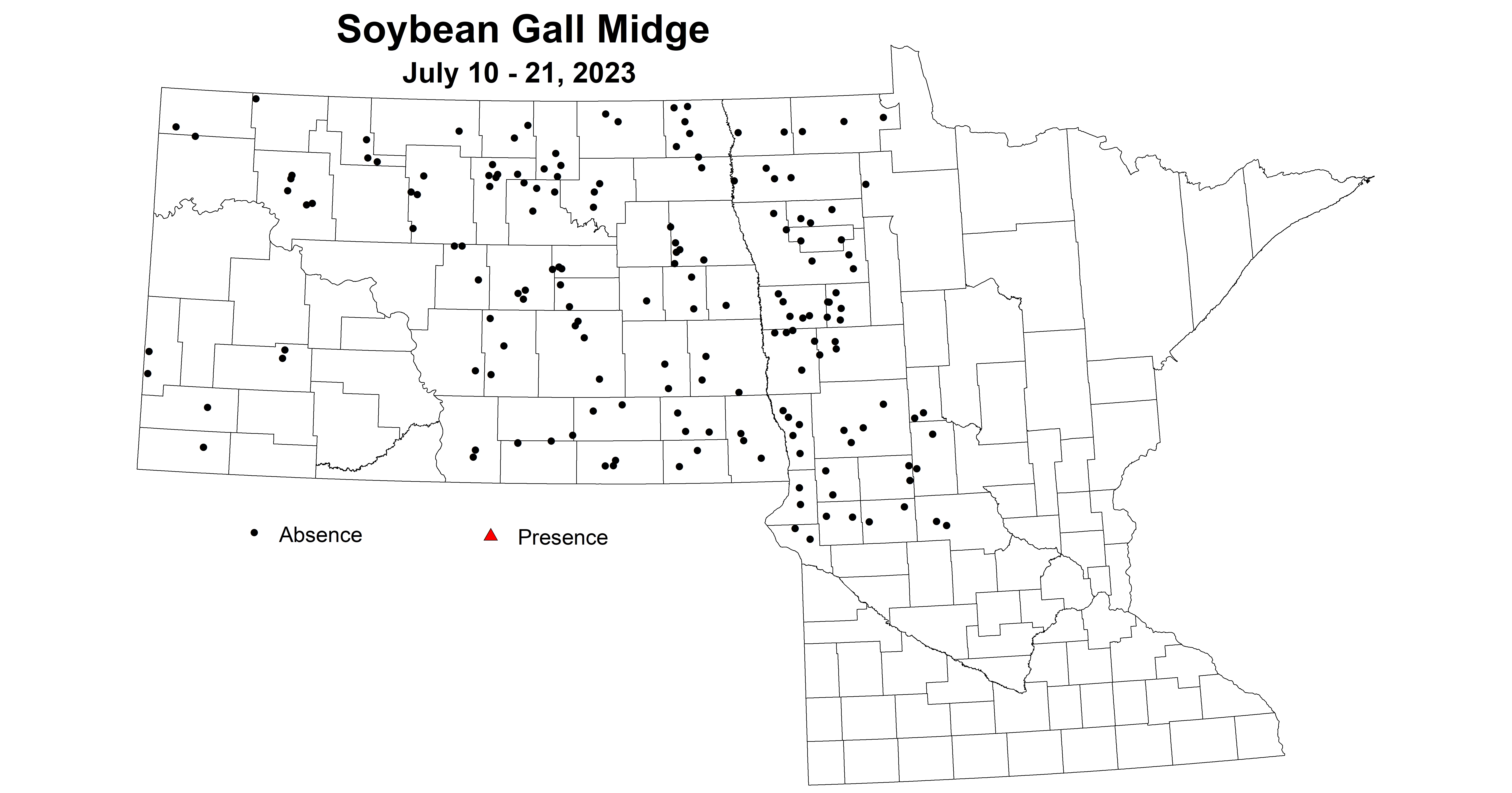 soybean gall midge July 10-21 2023
