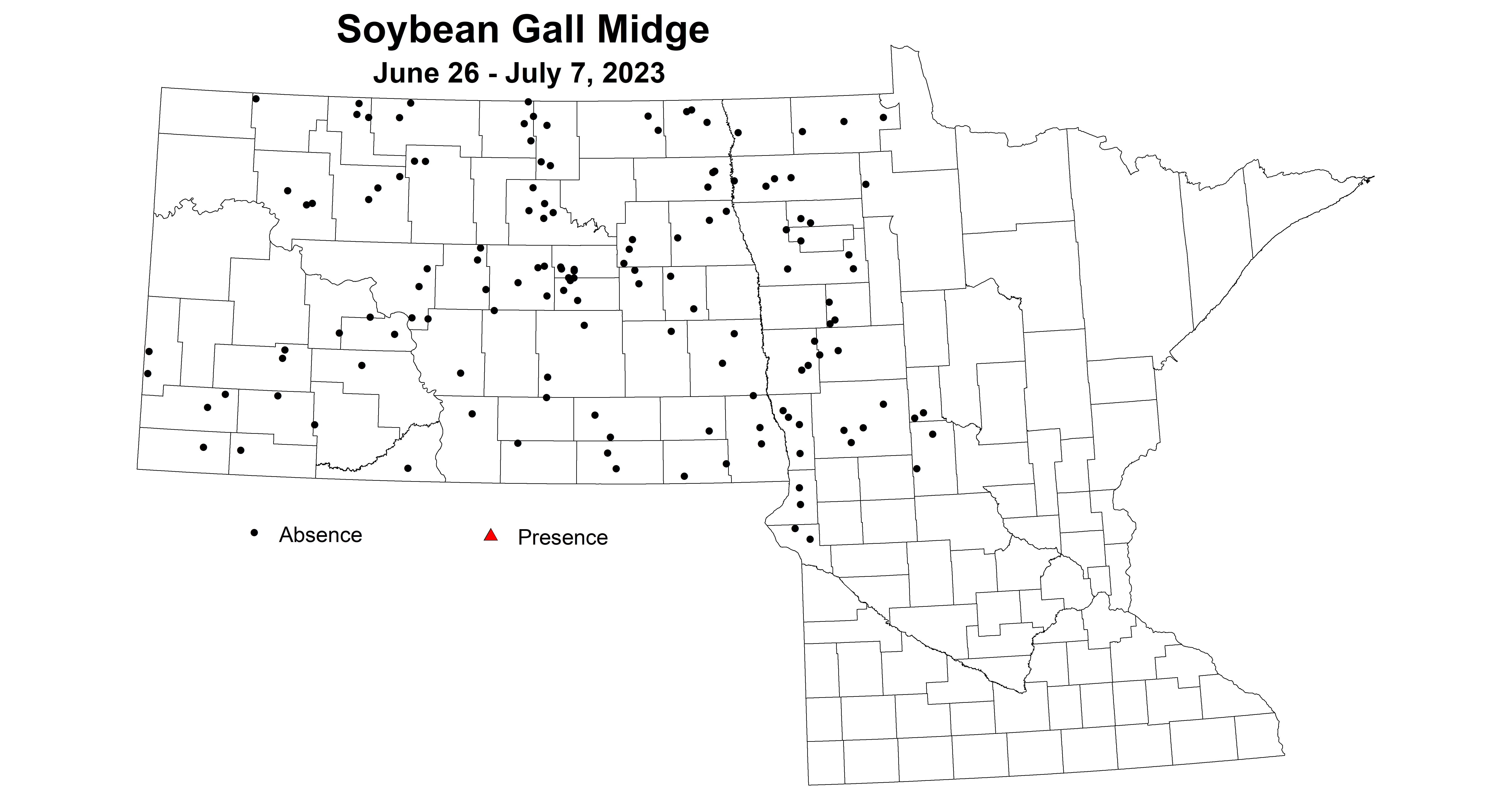 soybean gall midge June 26 - July 7 2023