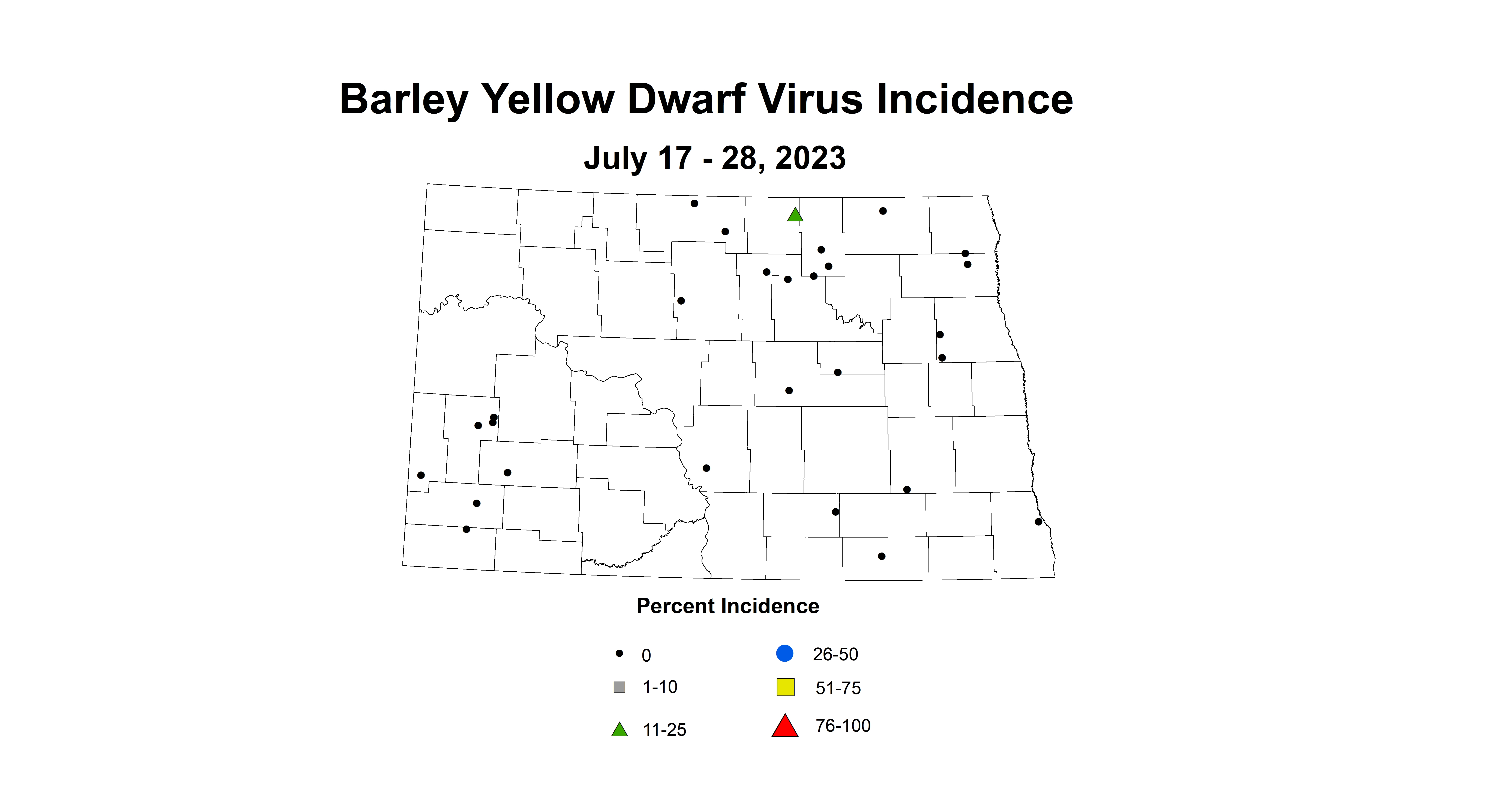 barley yellow dwarf virus July 17-28 2023