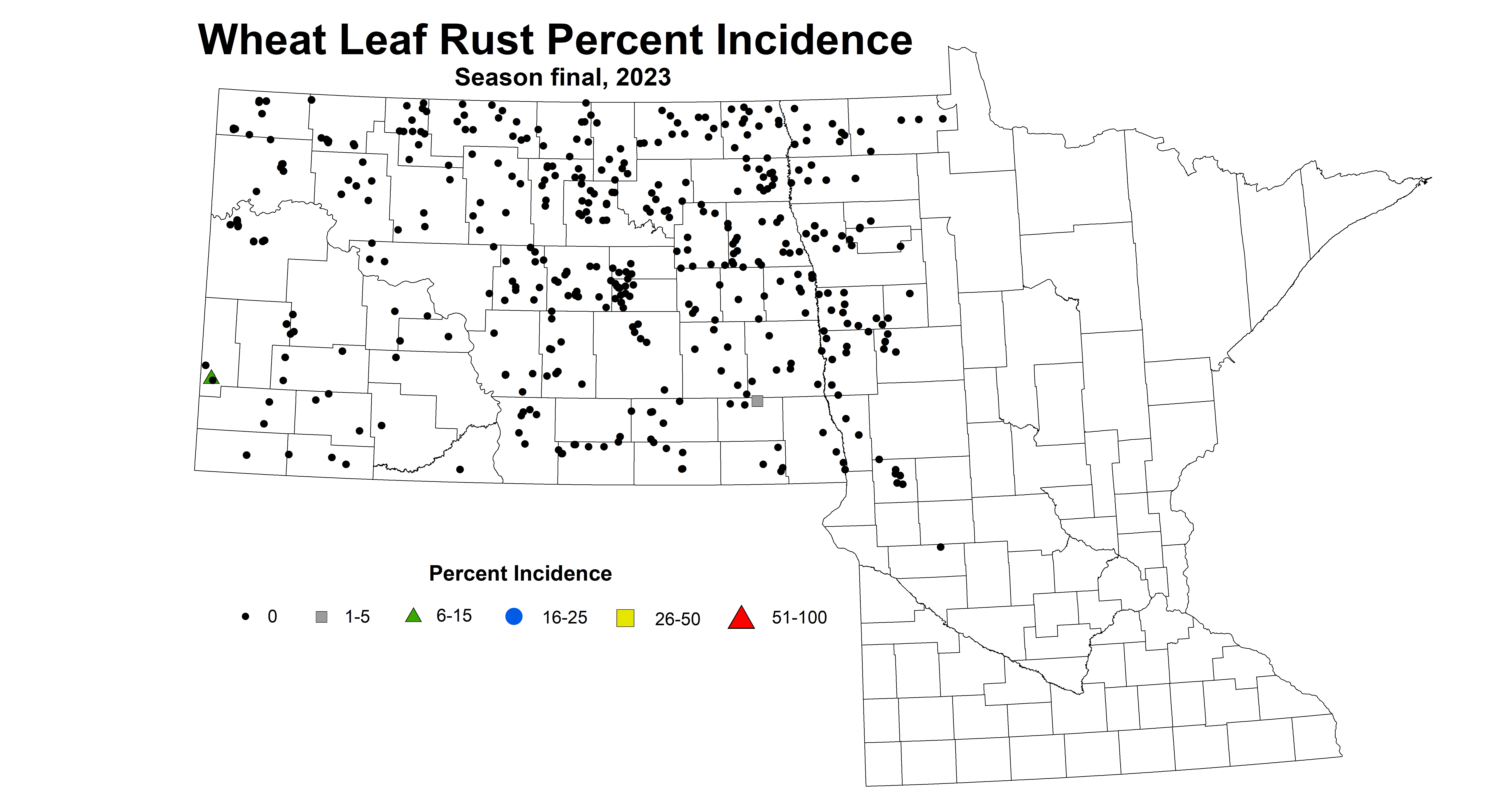 wheat leaf rust incidence season final 2023