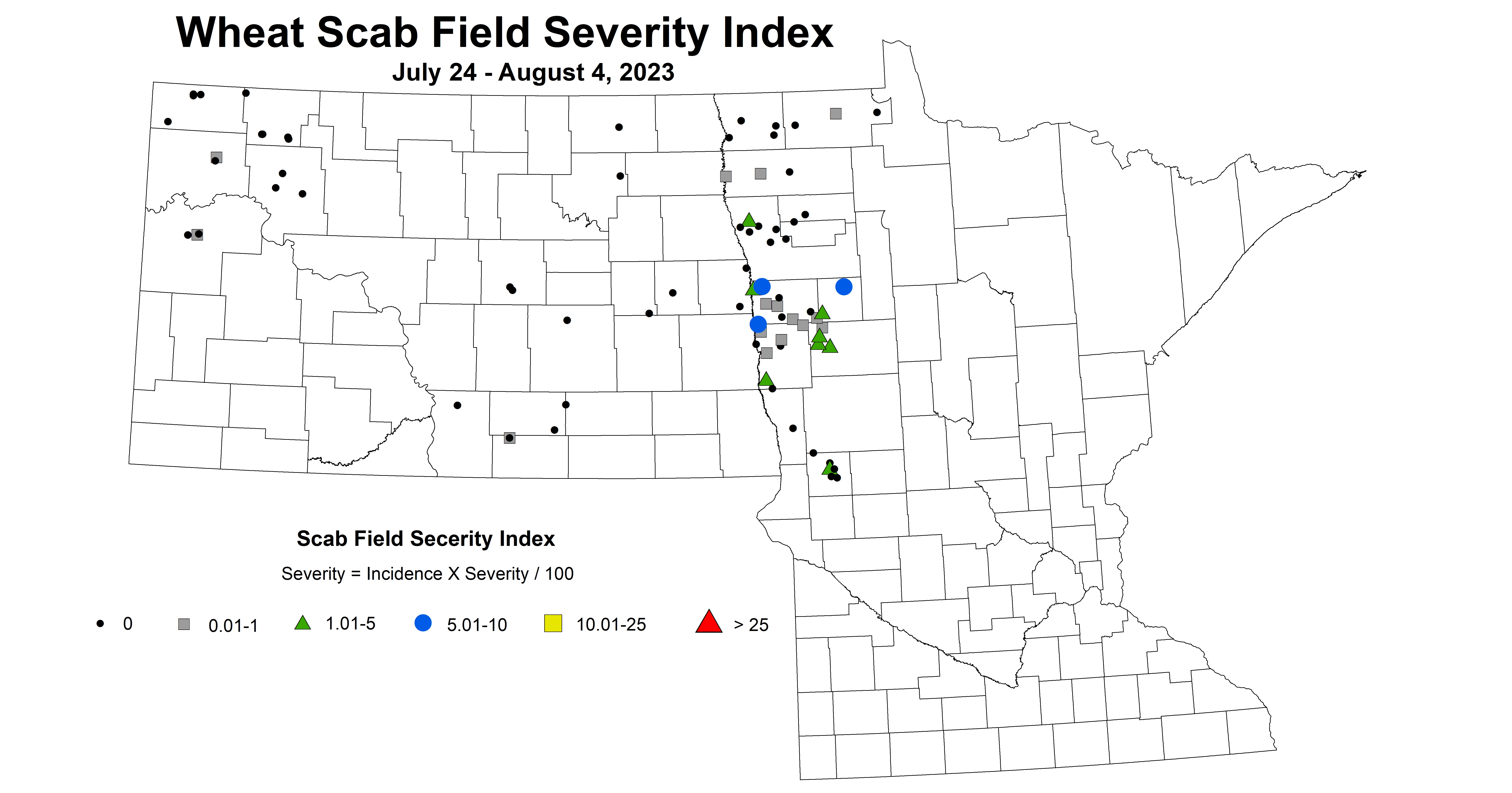 wheat scab index 7.24-8.4 2023