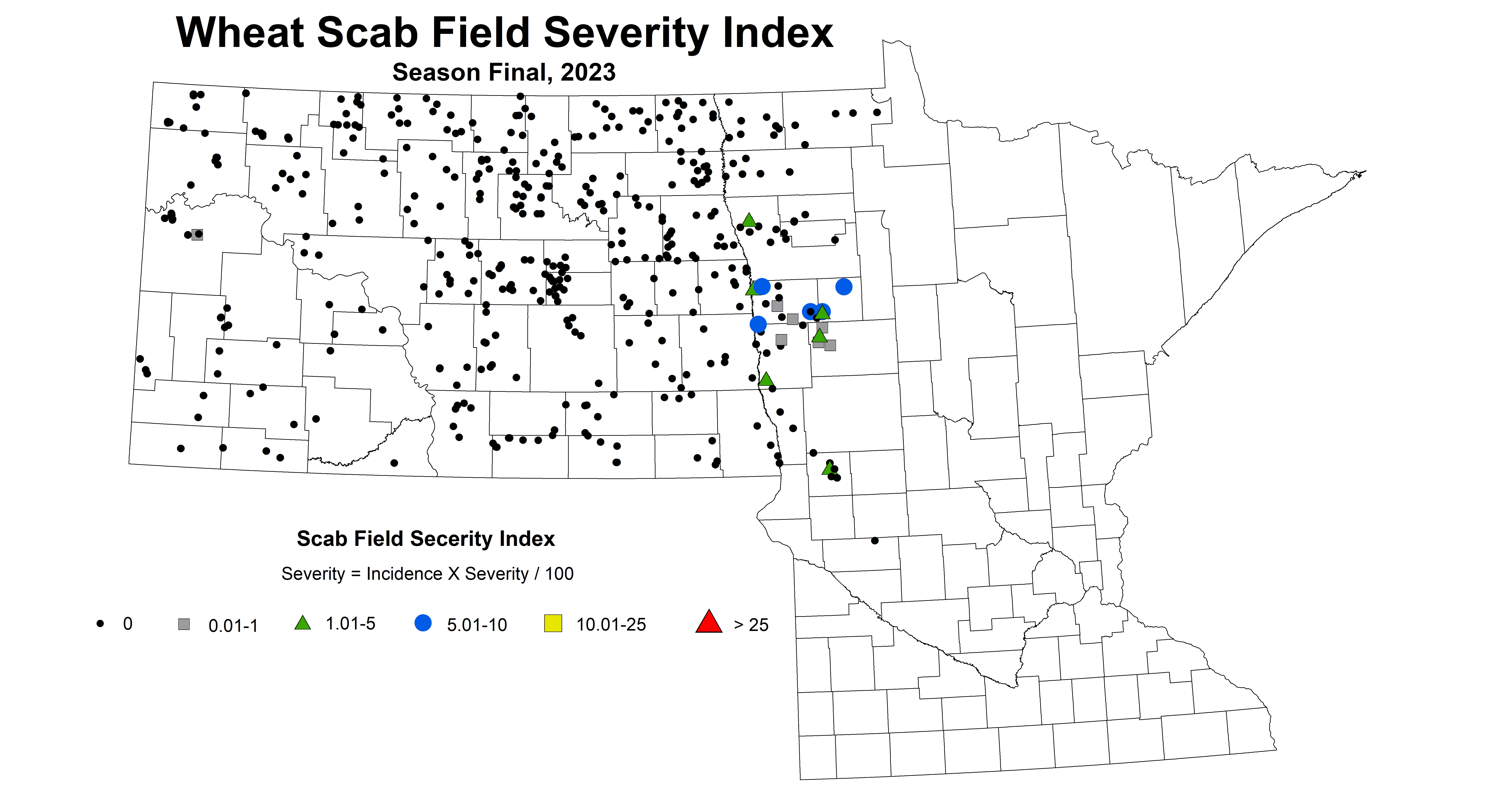 wheat scab index season final 2023