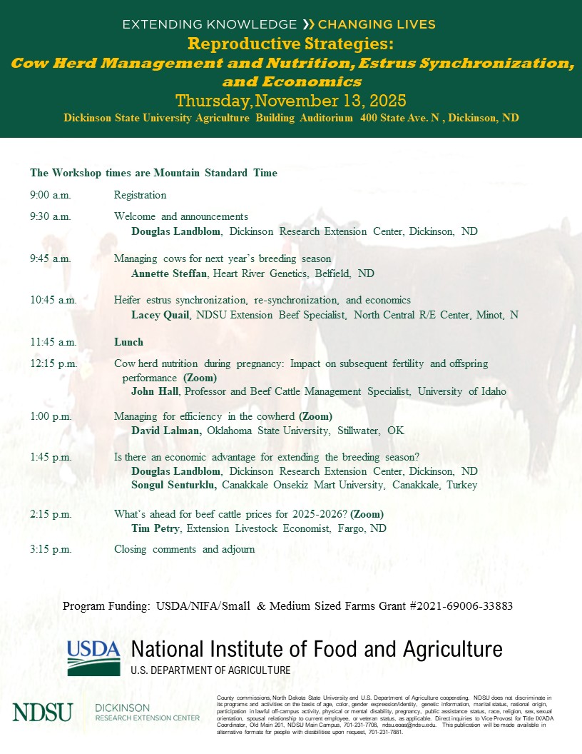 Reproductive Strategies Seminar