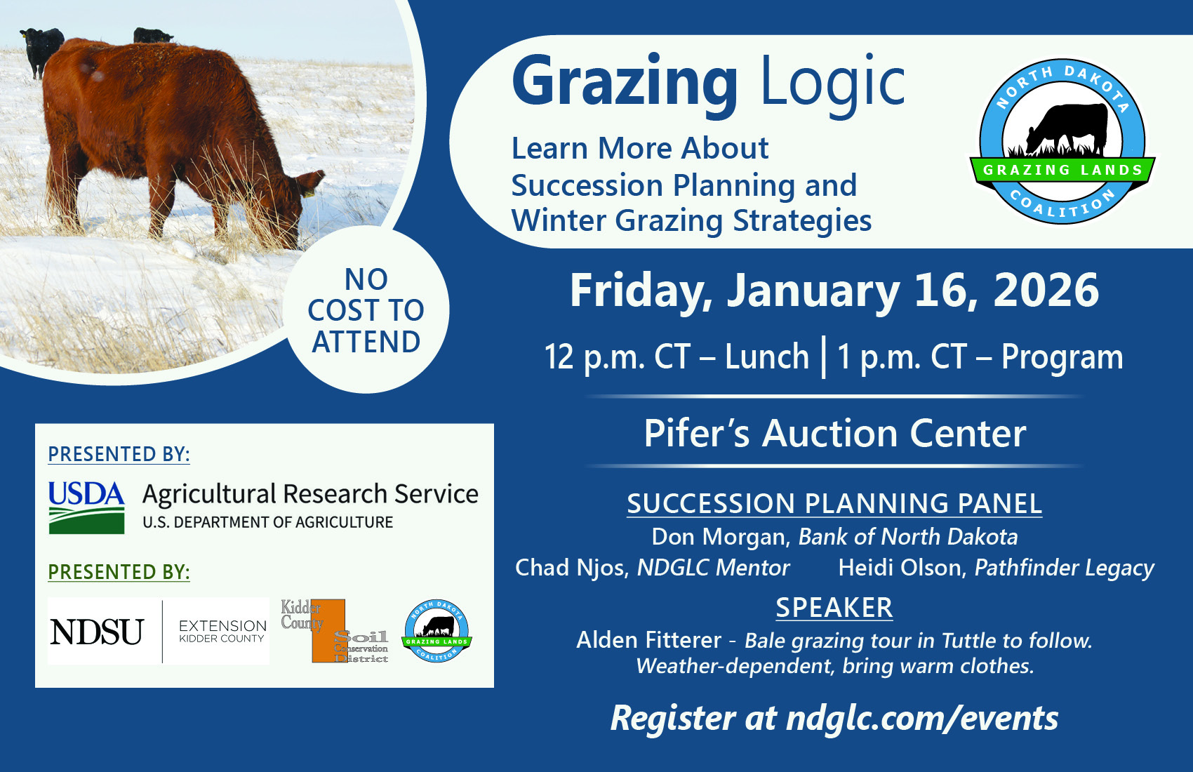 Flyer for Grazing Logic Event