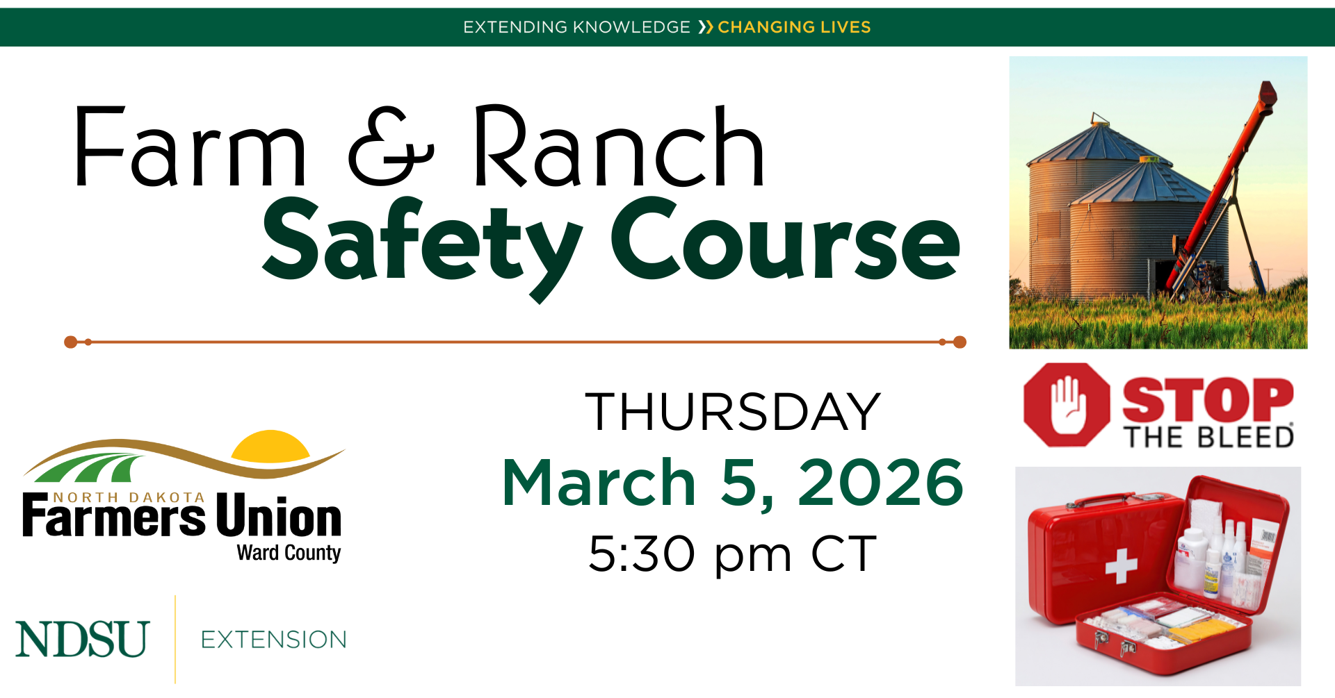 Farm & Ranch Safety Course graphic