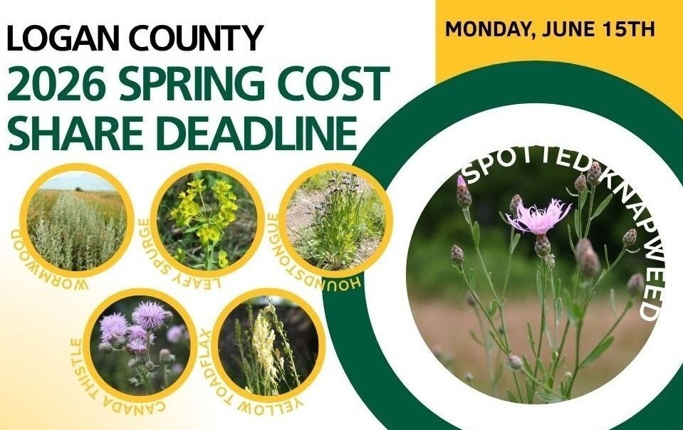 Logan County 2026 Spring Cost Share Deadline: Monday, June 15th