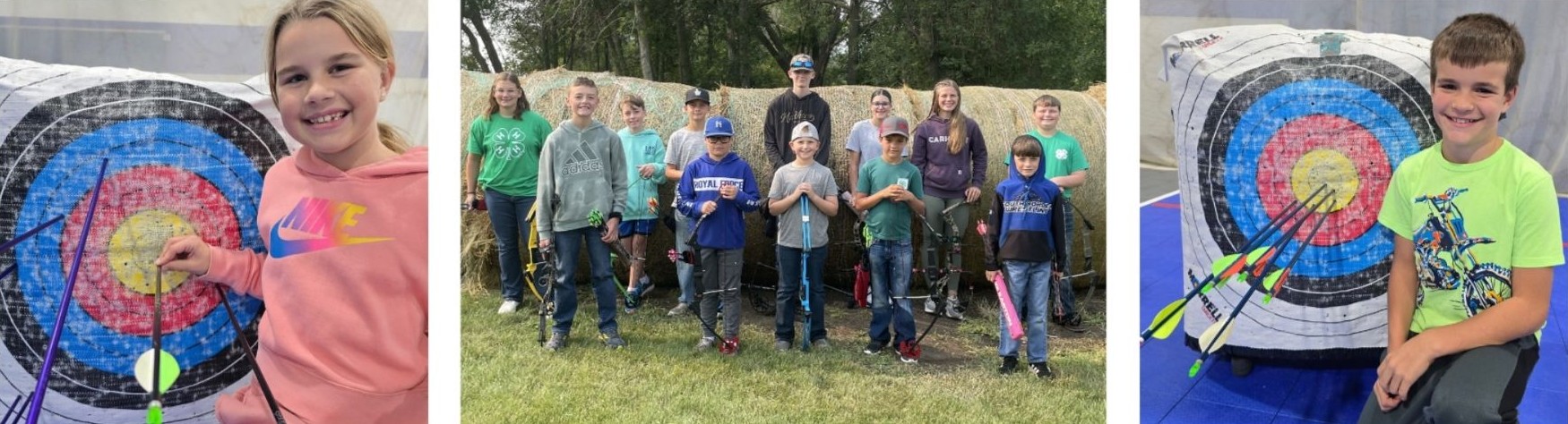 Photo Collage of Logan County 4-H Archers