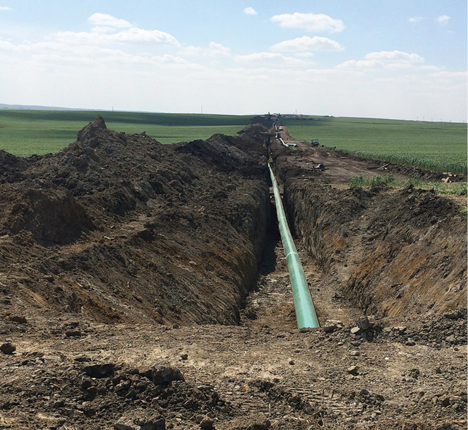 Installation of a pipeline