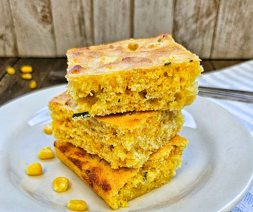 Chive-Cheese Cornbread