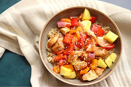 Sheet Pan Hawaiian Chicken