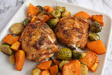 Sheet Pan Paprika Chicken and Vegetables