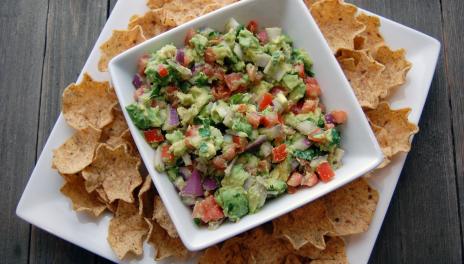 Avocado Salsa, served with chips