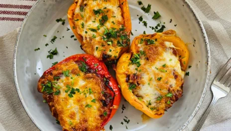 Pulled Pork Stuffed Peppers 