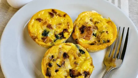 Spinach and Cheese Egg Muffins