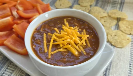 Cheesy Barbecue Bean Dip
