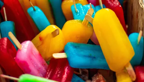 Blue raspberry is a popular flavor of popsicles and other treats.