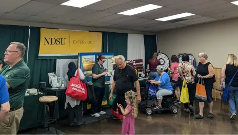 NDSU Extension personnel will be available to answer questions about important rural topics such as farm safety.
