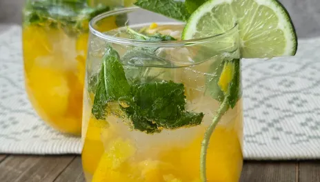 Consider sipping a mocktail instead of an alcoholic beverage at your next summer function. 