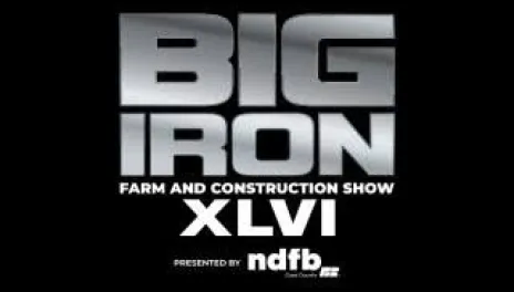 "Big Iron XLVI" in gray letters over a black background